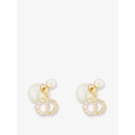 Dior Tribales metal earrings with gold finish metal
