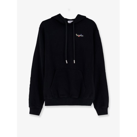 Cotton sweatshirt with multicolor print