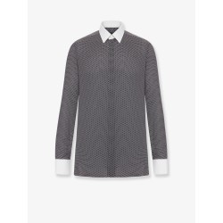 Microfantasy cotton shirt