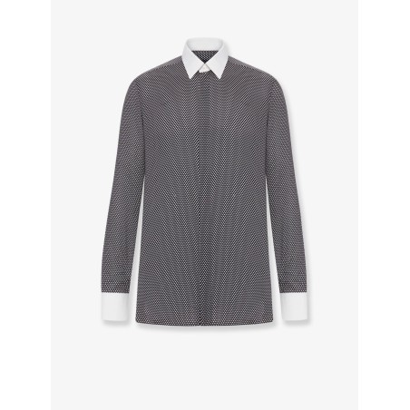 Microfantasy cotton shirt