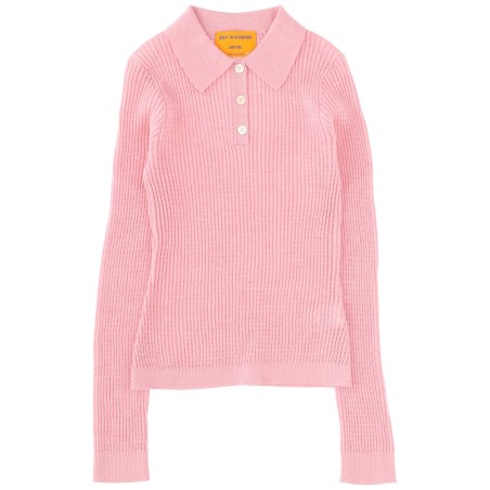 LONG SLEEVE "SHRUNKEN" POLO SHIRT