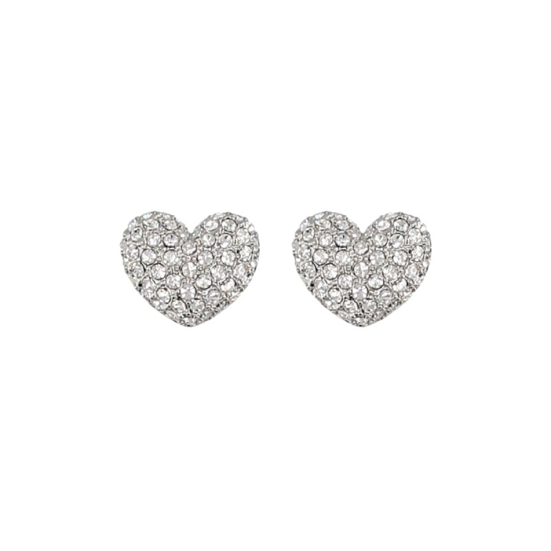 "HEART PAVE" EARRINGS