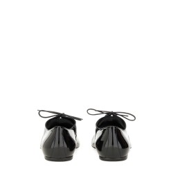 SHINY LEATHER LACE-UP SHOE