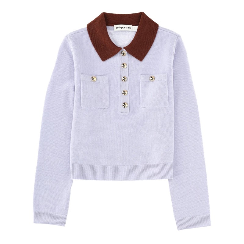 JERSEY WITH CONTRASTING COLLAR