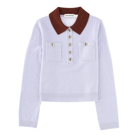 JERSEY WITH CONTRASTING COLLAR