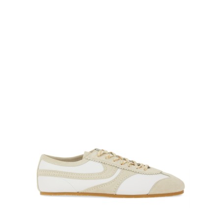 LEATHER AND SUEDE SNEAKER