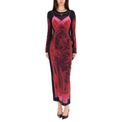 "WET NUISETTE" MIDI DRESS