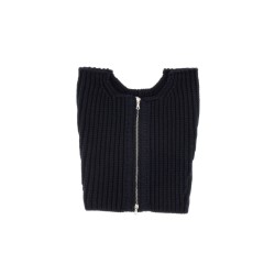 WOOL NECK WARMER WITH ZIPPER