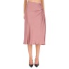 DRAPED MIDI SKIRT