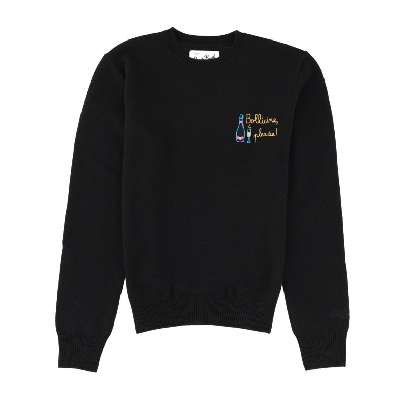 "NEW QUEEN" JERSEY WITH EMBROIDERY