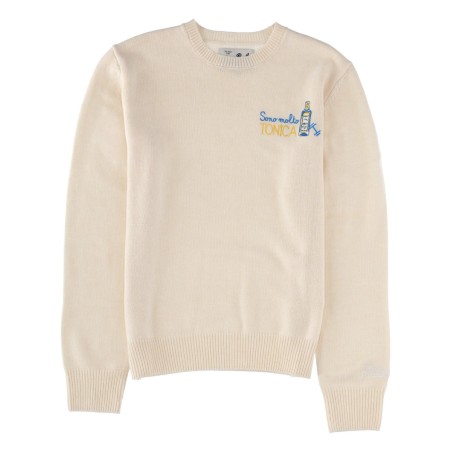 "NEW QUEEN" JERSEY WITH EMBROIDERY