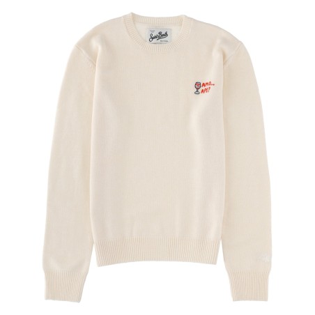 "NEW QUEEN" JERSEY WITH EMBROIDERY