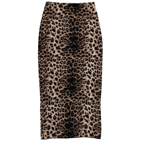 JACQUARD MIDI SKIRT