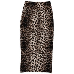 JACQUARD MIDI SKIRT