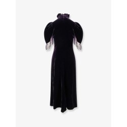 Velvet dress with silk lining