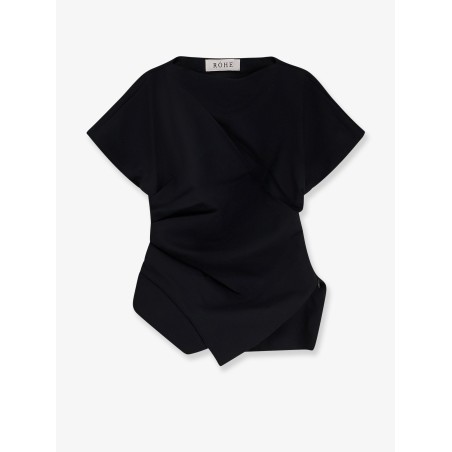 Asymmetrical viscose top