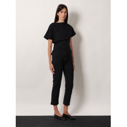 Asymmetrical viscose top