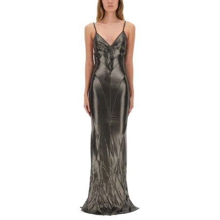 METALLIC LONG DRESS