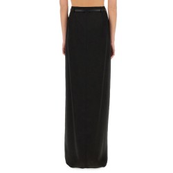 MAXI "WRAP" SKIRT WITH BELT