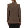 PLAID WOOL TAILORED JACKET