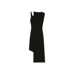 RIBBED "OBLIQUE" DRESS