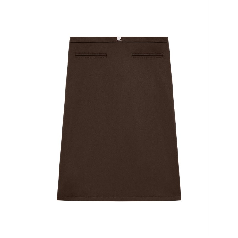 MIDI SKIRT WITH LOGO