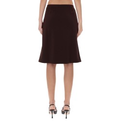 MIDI SKIRT WITH LOGO