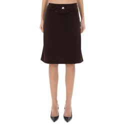 MIDI SKIRT WITH LOGO