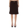 MIDI SKIRT WITH LOGO