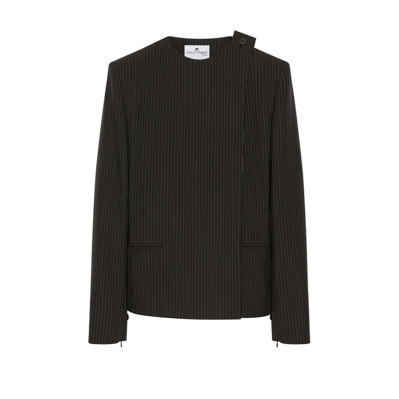 "BUCKLE PINSTRIPES" JACKET