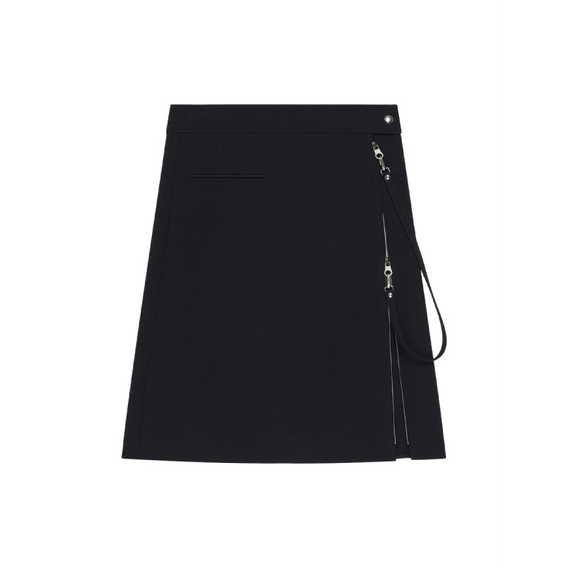 MIDI SKIRT WITH ZIPPER