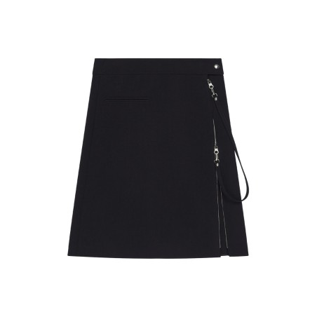 MIDI SKIRT WITH ZIPPER