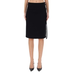 MIDI SKIRT WITH ZIPPER