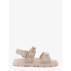 Lurex Dioract flat sandals