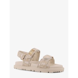 Lurex Dioract flat sandals