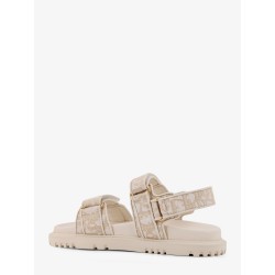 Lurex Dioract flat sandals