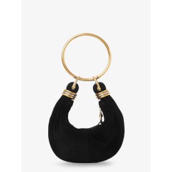 Bracelet suede crossbody bag