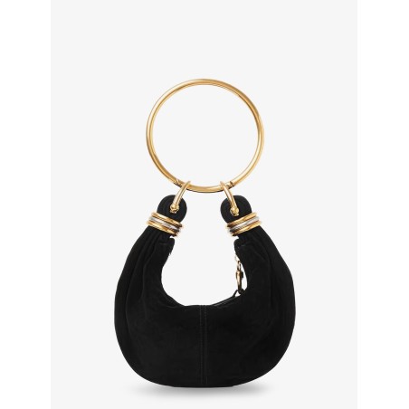 Bracelet suede crossbody bag