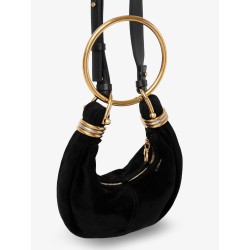 Bracelet suede crossbody bag