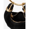 Bracelet suede crossbody bag