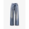 Stonewashed denim jeans with Dior Oblique motif inside