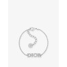Metal Dior Evolution bracelet with gold finishes
