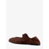 Ruches leather ballerinas