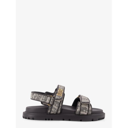 Canvas Dioract flat sandals