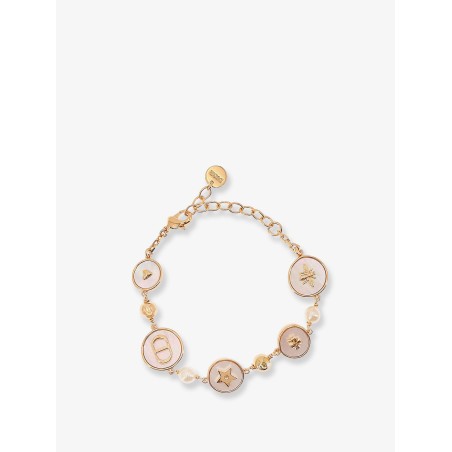 D-Luck metal bracelet with gold finish