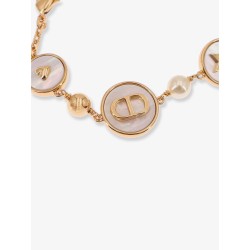 D-Luck metal bracelet with gold finish