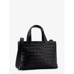 Leather crossbody bag with Intrecciato pattern