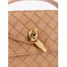 Andiamo leather Clutch with Intrecciato pattern