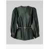 Silk duchesse blazer