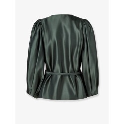 Silk duchesse blazer